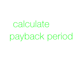 sexton calculate payback period